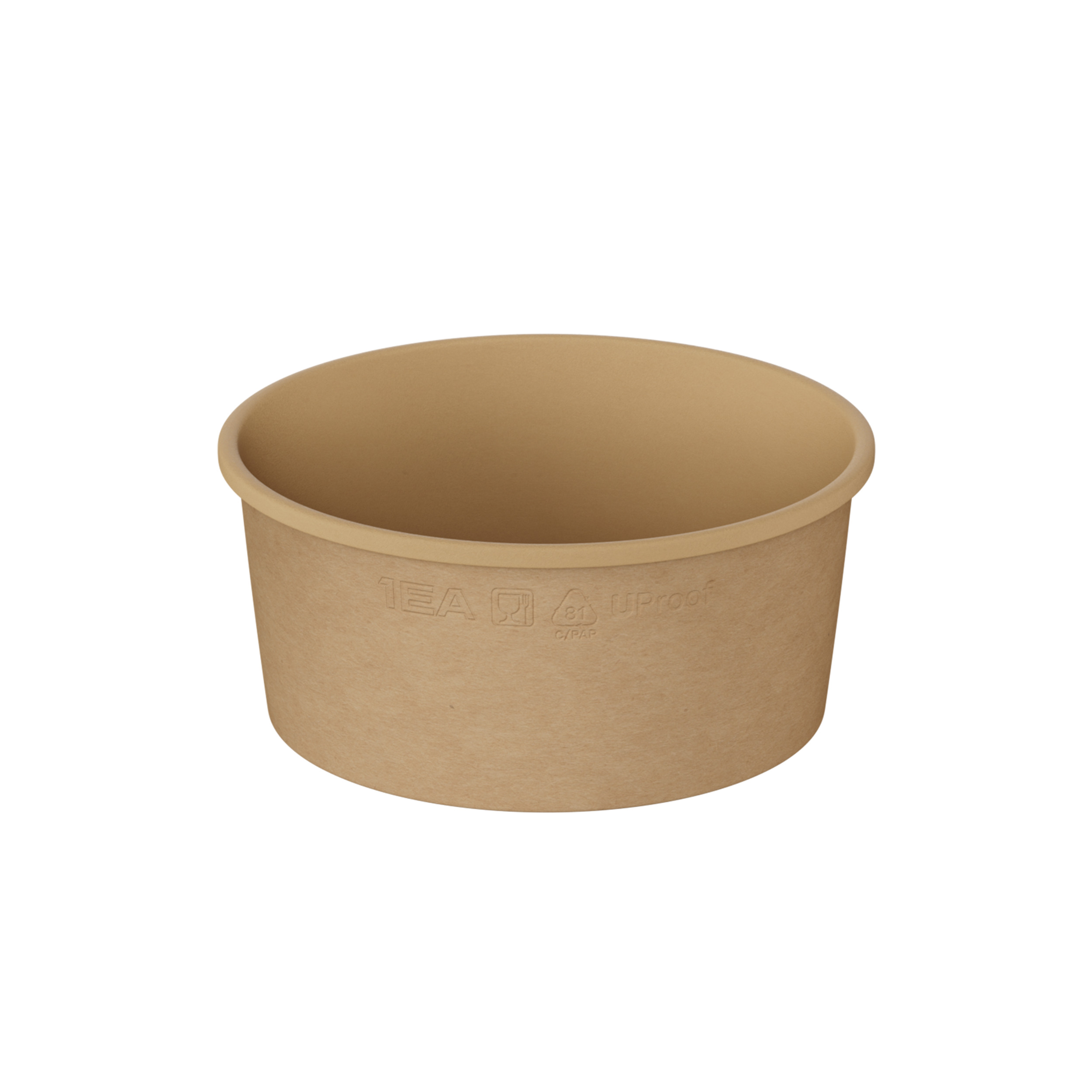 OneBowl UP bottom 760 Упаковка супов 760 мл крафт 300 шт/кор