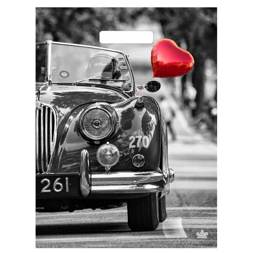 Пакет ПЭ с вырубной ручкой 31x40+6см (60) (Раритет) Глянцевый Тико (х50/500)