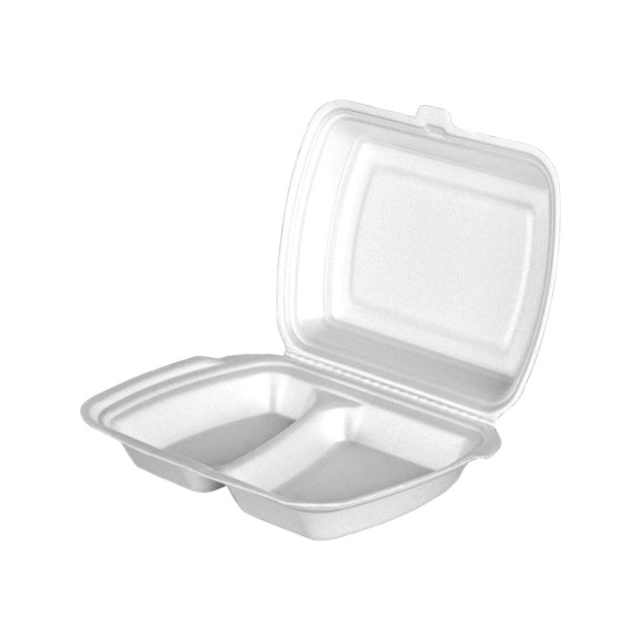 Ланч-бокс LB-2 ЭКОНОМ авт. (цвет белый) упаковка полимерная (250х195х68)100шт/упак