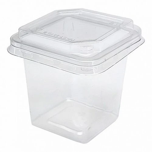 Упаковкаполимерная Пр-Ст-80 Кр (В) (ПЭТ) (720шт/кор) +ПР-СТ-80*75 (ПЭТ) прозрачный 360шт/кор