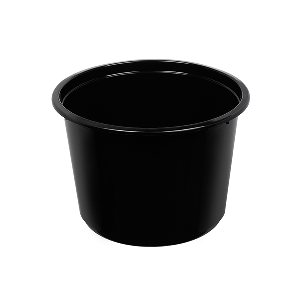 Контейнер 500мл/115мм без крышки (500шт/кор) Круглый  Цвет: Черный артикул 1548Ч