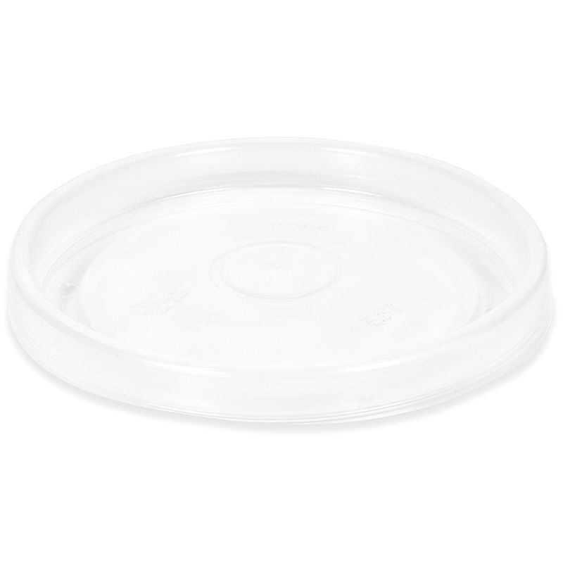 Крышка для бумажного контейнера 750/950 мл d117 мм прозрачная PP 1/500