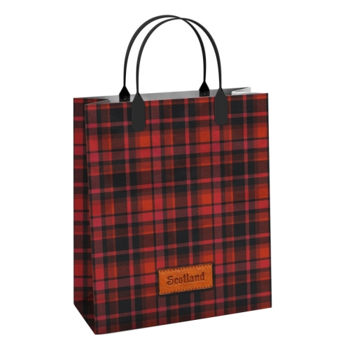 Пакет подарочный 23х27см Из мягкого пластика (Шотландия) Интерпак (х1/10)