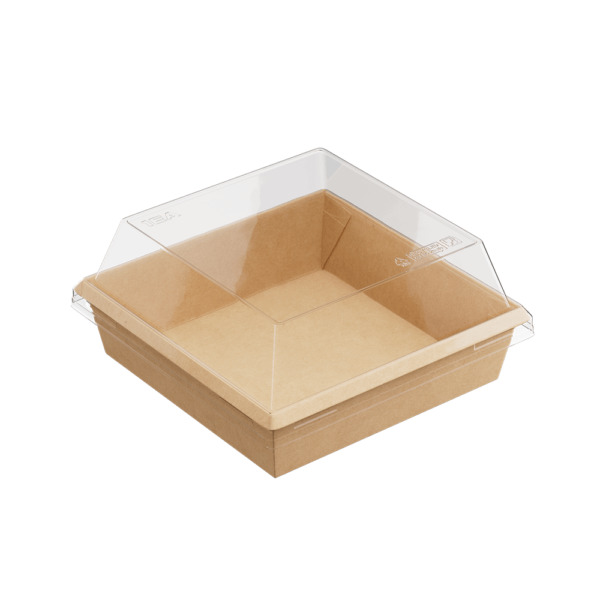 OneClick Lid 950-1250/40 (Крышка 40мм д/контейнера 950-1250мл прозр. пластик. д/пищ. продук. 300шт/к