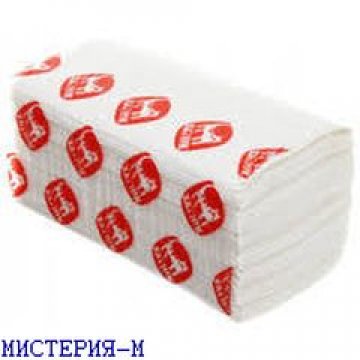 Полотенца влагопрочные бумажные ТМ Хатнiк, 100% целлюлоза,  200 листов в пачке, производено в РБ