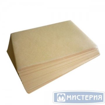 Подпергамент в листах 250х250 мм, 52 гр/м2, коричн., бум., 2153 лист/упак 1 упак/кор  7 кг/уп