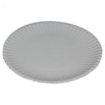 Тарелка бумажная d=180мм Snack Plate, белая мелованная 1000шт/кор