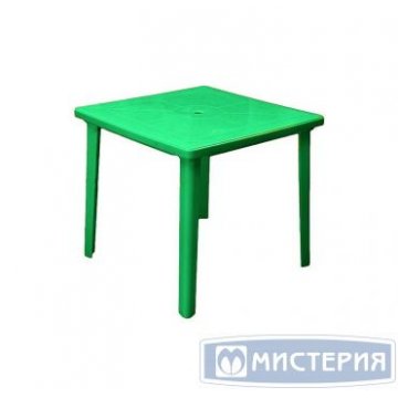 Стол квадратный, 80х80см, св/зеленый, ПП 1шт/уп 1шт/кор