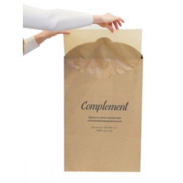 Бумага для выпечки силиконизированная Complement в листах 40*60 см 500 листов/упак