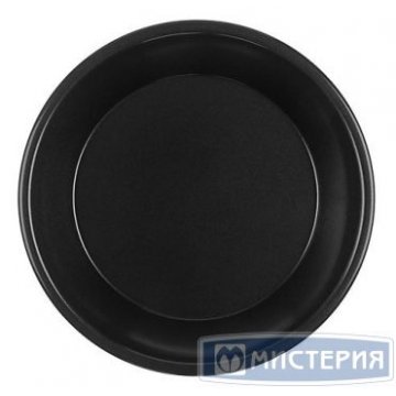 Тарелка одноразовая мелкая d 220 мм, черн., ПП, 50 шт/упак 750 шт/кор