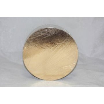 Подложка усиленная золото/серебро D 260 мм (толщина 0,8 мм) 100 шт./уп. 1 упак/кор