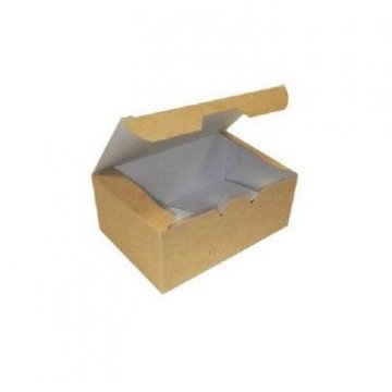Коробка для наггетсов 150х91х70 мм OSQ ECO Fast Food Box L, крафт, карт., 25 шт/упак 500 шт/кор