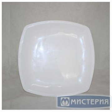 Тарелка одноразовая мелкая 300x300 мм Buffet, бел., ПП, 3 шт/упак 36 шт/кор
