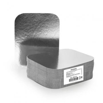 Крышка картон-мет. для алюминиевой формы 402-677 размер 212 х 108 мм 100 шт/уп 600шт/кор